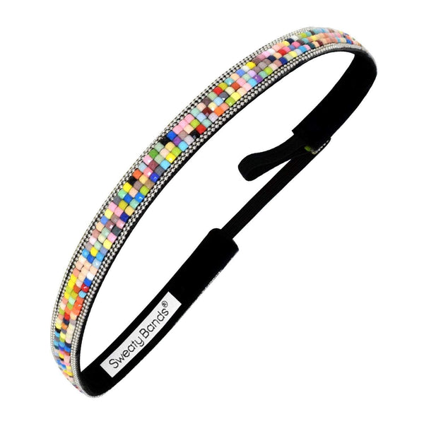 sweaty bands Bling | Glitzy Goddess | Multi | 5/8 Inch