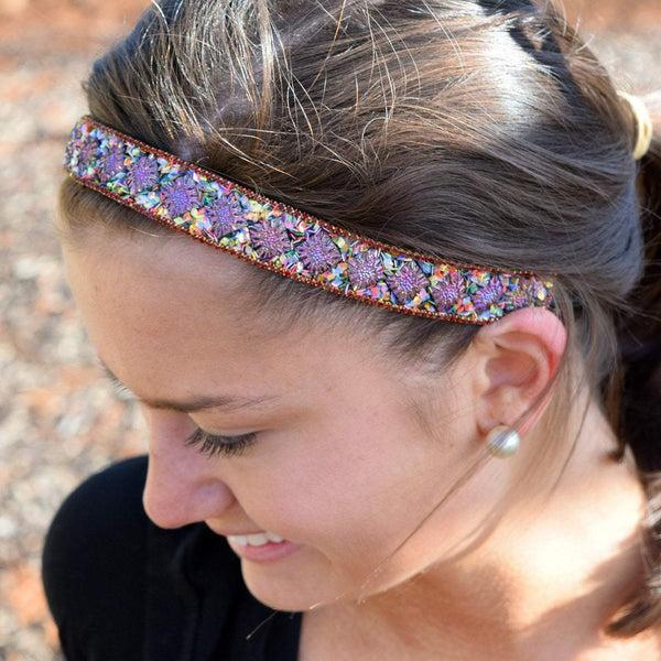 Sweaty Bands Bling | Gypsy Glam | Pink Multi | 7/8 Inch