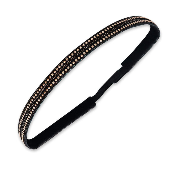 sweaty bands Bling | I'm a Stud | Black Gold | 3/8 Inch