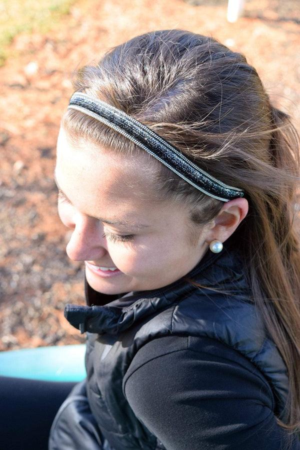 Sweaty Bands Bling | Ombre | Black | 5/8 Inch