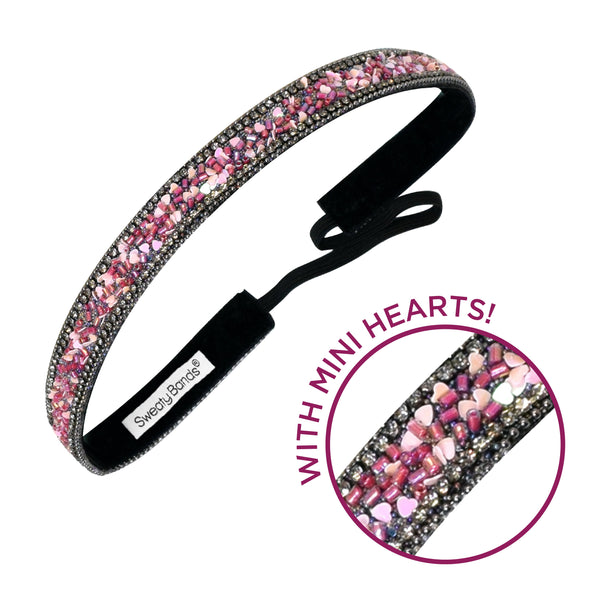 sweaty bands Bling | Pretty in Pink | 5/8 Inch