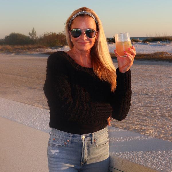 Sweaty Bands Bling | Silver Beauty | Silver | 7/8 Inch