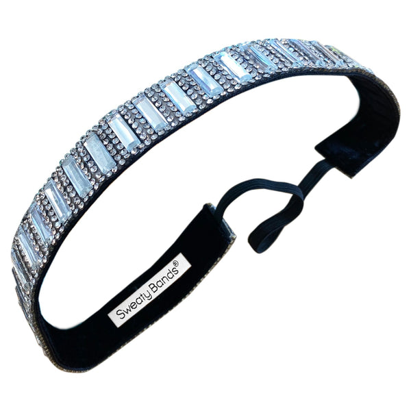 sweaty bands Bling | Silver Beauty | Silver | 7/8 Inch