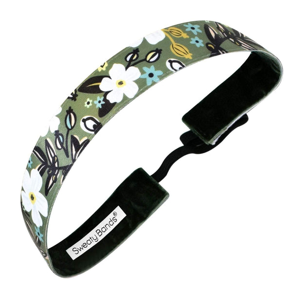 sweaty bands Bloominous | Olive | 1 Inch