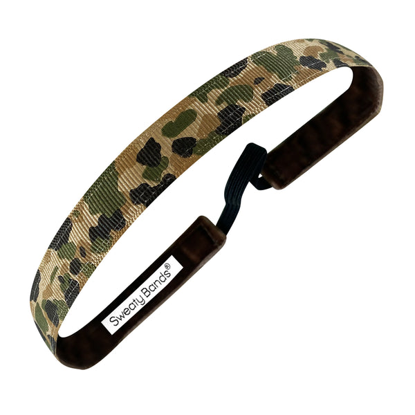 sweaty bands Booty Camp | Green Camo | 5/8 Inch