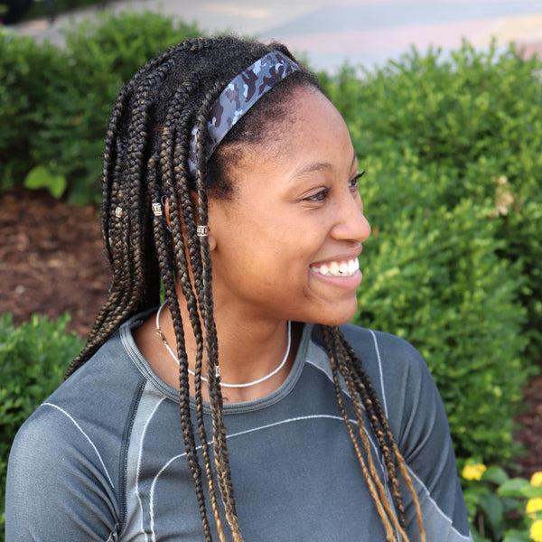 Sweaty Bands Booty Camp | Grey Camo | 1 Inch