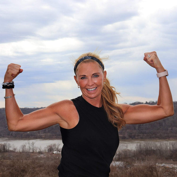 Sweaty Bands Booty Camp | Grey Camo | 1 Inch