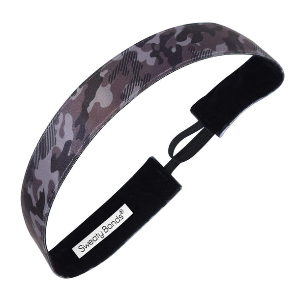 sweaty bands Booty Camp | Grey Camo | 1 Inch