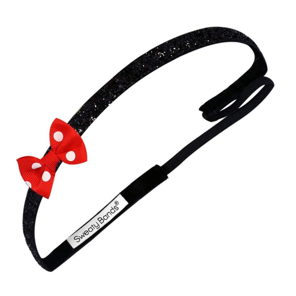 sweaty bands Bowtique | Polka Dot Viva Diva | 3/8 Inch