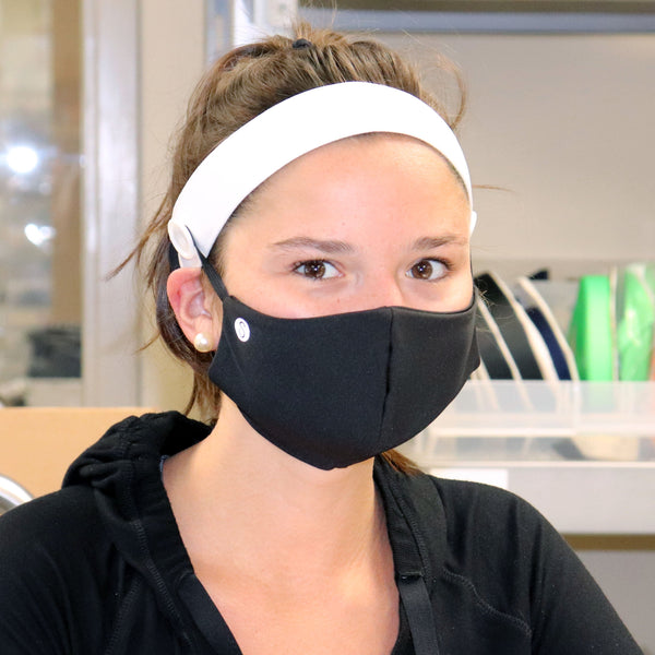 Sweaty Bands Buttons | Wicked Solid | White | 1.5 Inch