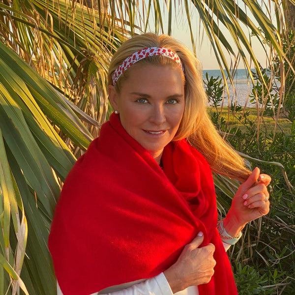 Sweaty Bands Cherry Bomb | White Red | 1 Inch