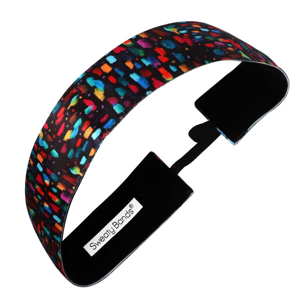 sweaty bands Confetti | Black Multi | 1.5 Inch