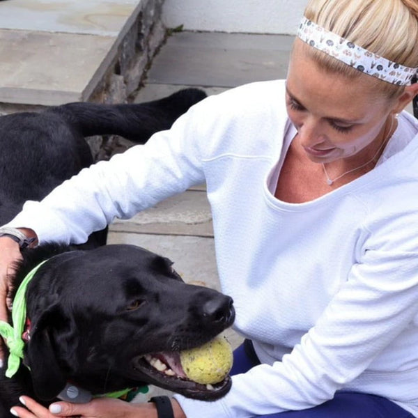 Sweaty Bands Dog Days | White Multi | 1 Inch