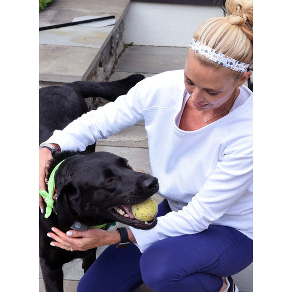 Sweaty Bands Dog Days | White Multi | 1 Inch