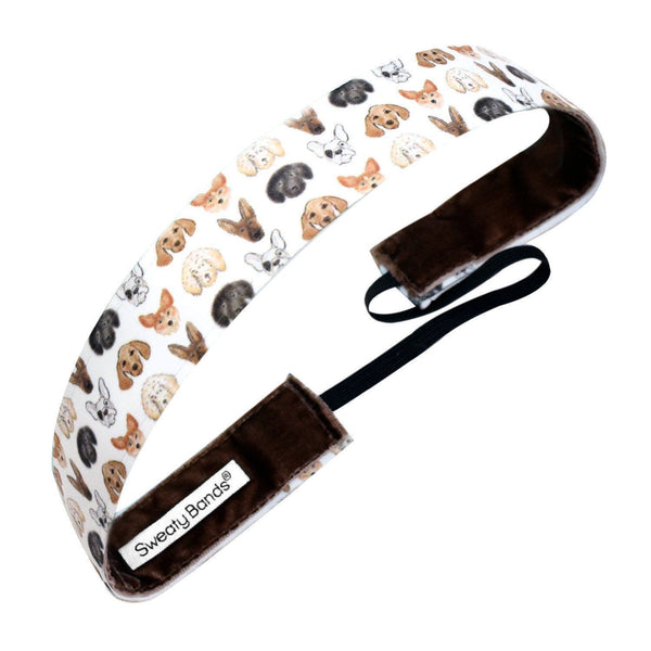 sweaty bands Dog Days | White Multi | 1 Inch