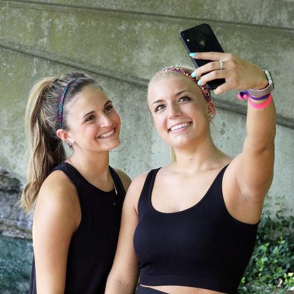 Sweaty Bands Don't Cross Me | Black Multi | 3/8 Inch