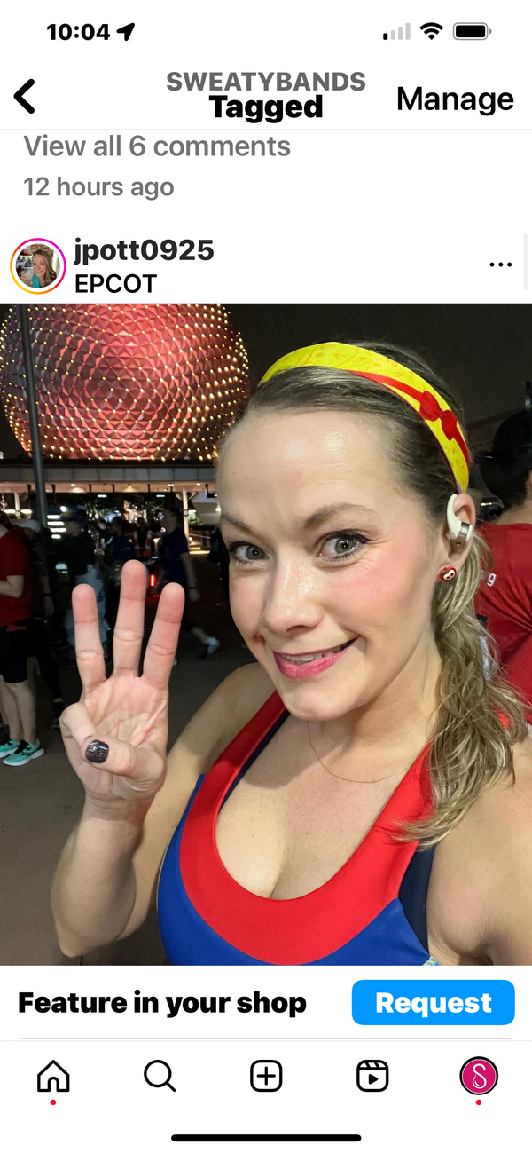 Sweaty Bands Fairest Of Them All | Yellow Red | 1 Inch