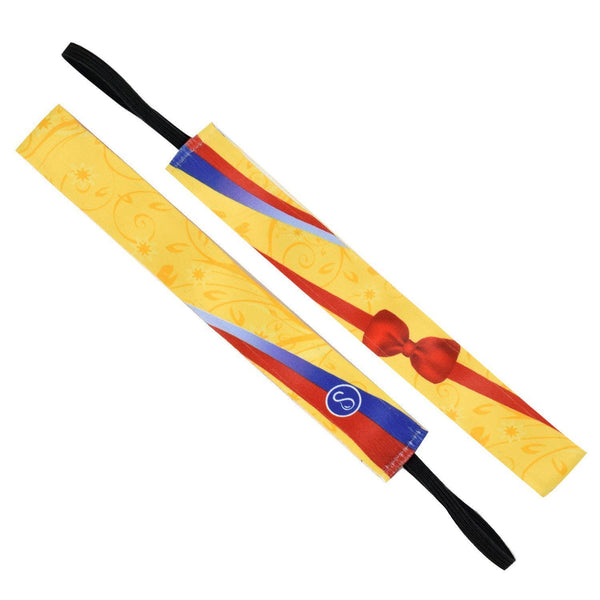 sweaty bands Fairest of Them All | Yellow Red | 1 Inch