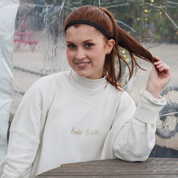 Sweaty Bands Finish Line | Charcoal Black | 5/8 Inch