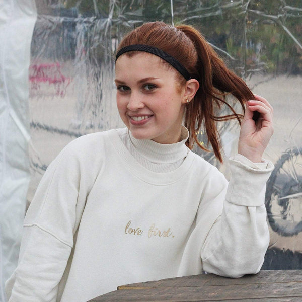 Sweaty Bands Finish Line | Charcoal Black | 5/8 Inch