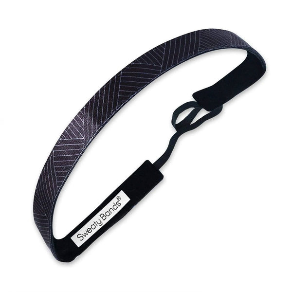 sweaty bands Finish Line | Charcoal Black | 5/8 Inch