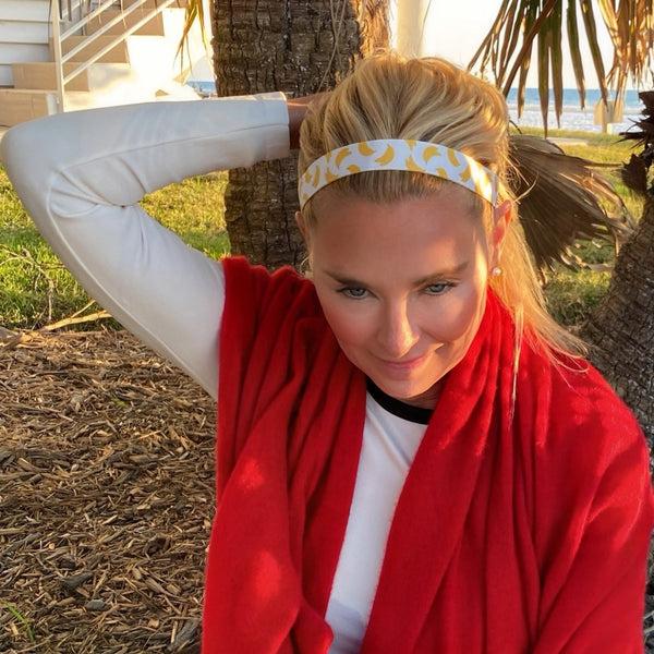 Sweaty Bands Go Bananas | Yellow | 1 Inch