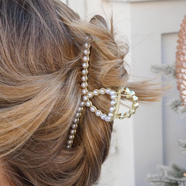 Sweaty Bands Hair Claw | Pearls