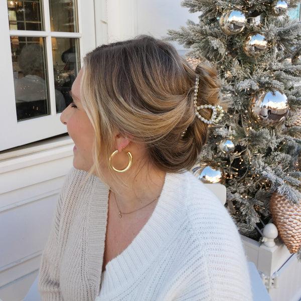 Sweaty Bands Hair Claw | Pearls