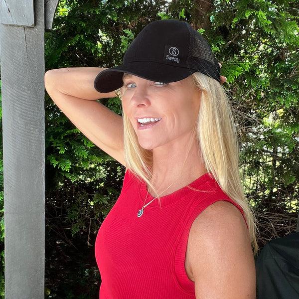 Sweaty Bands Hats | Sweaty Hat | Black Black