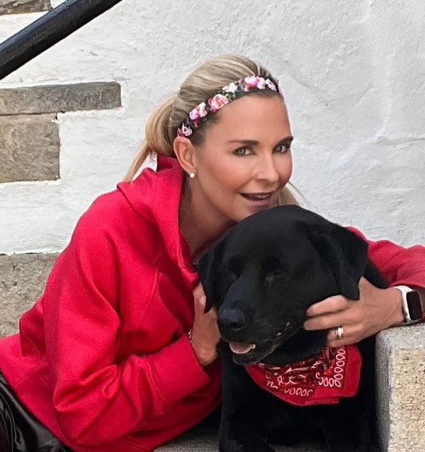 Sweaty Bands Lindy | Green Pink | 1 Inch