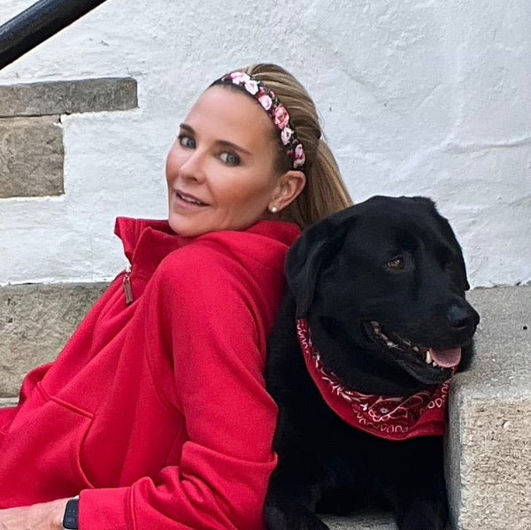 Sweaty Bands Lindy | Green Pink | 1 Inch