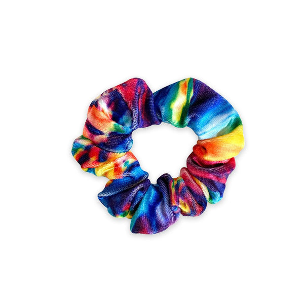 sweaty bands Mini Scrunchie | Rainbow Swirl