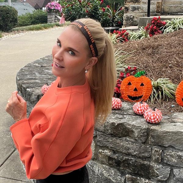 Sweaty Bands Momster | Black Orange | 1 Inch