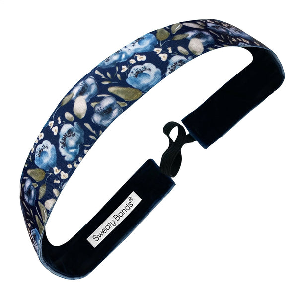 sweaty bands No Rain No Flowers | Blue Green | 1 Inch