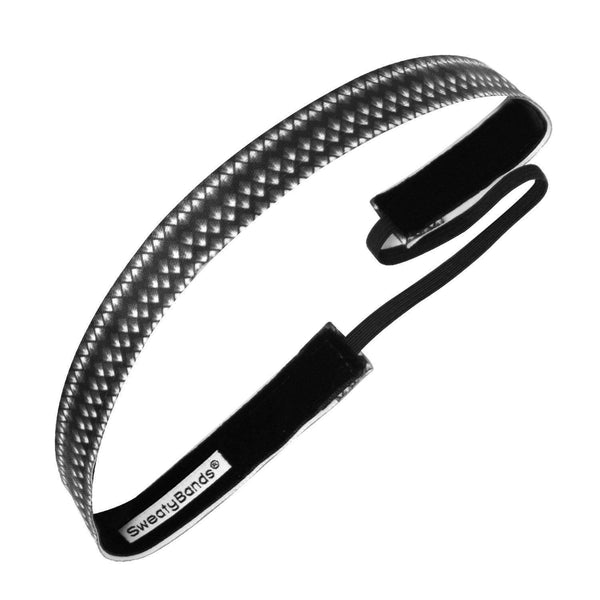 sweaty bands Paparazzi | Black White | 5/8 Inch