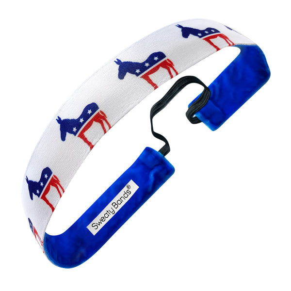 sweaty bands Proud Democrat | Red White Blue | 1 Inch