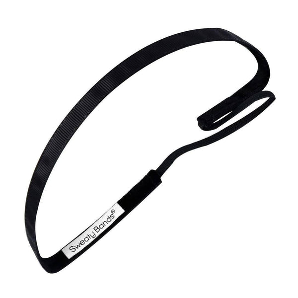 sweaty bands Rock Solid | Black | 3/8 Inch