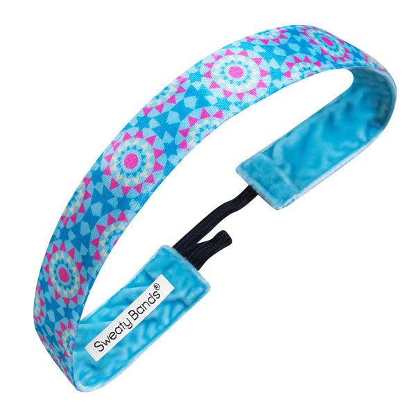 sweaty bands Stay Trippy | Blue Pink | 1 Inch