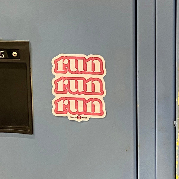 Sweaty Bands Stickers | Run Run Run