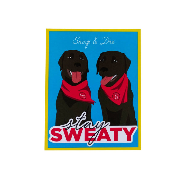 sweaty bands Stickers | Sweaty Dogs