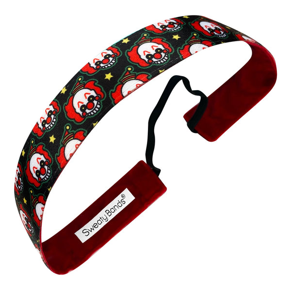 sweaty bands Sweaty Sam the Clown | Black Red | 1 Inch