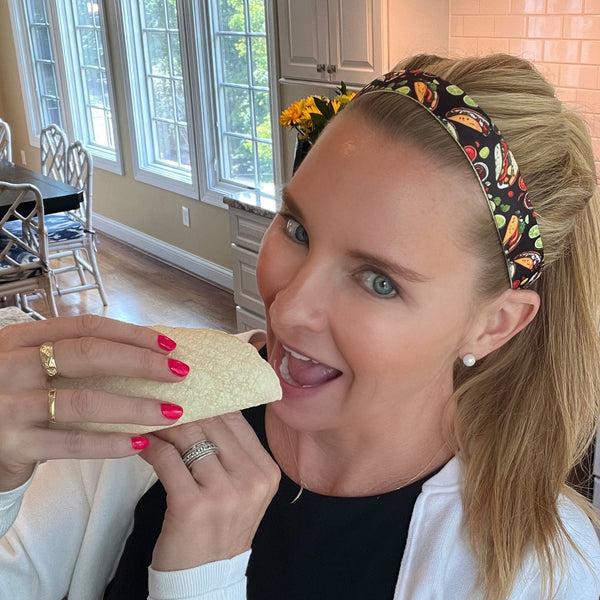 Sweaty Bands Taco Tuesday | Black Multi | 1 Inch