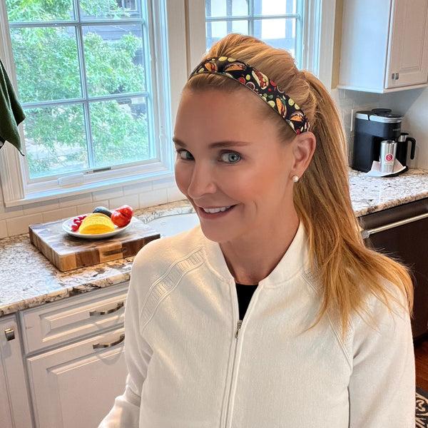 Sweaty Bands Taco Tuesday | Black Multi | 1 Inch