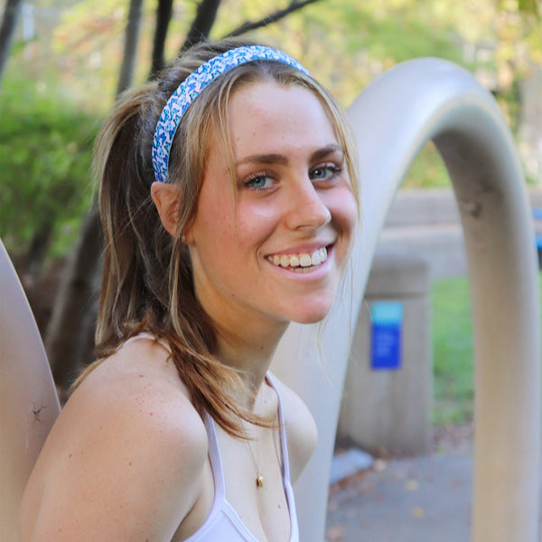 Sweaty Bands Time To Fly | Blue | 1 Inch