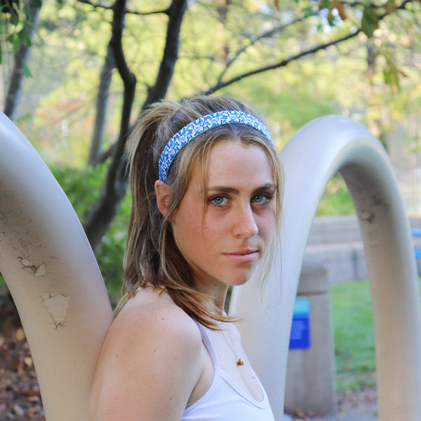 Sweaty Bands Time To Fly | Blue | 1 Inch