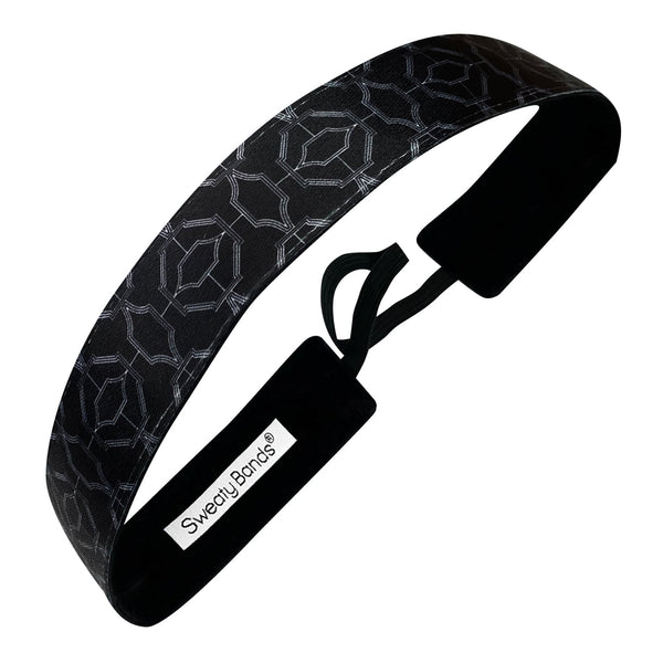 sweaty bands Uptown | Black White | 1 Inch