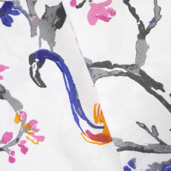 Sweet Home Collection 1500 Supreme Collection Extra Soft Botanical Bright Whimsical Watercolor Pattern Sheet Set - Luxury Bed Sheets Set With Deep Pocket Wrinkle Free Bedding Printed Patter