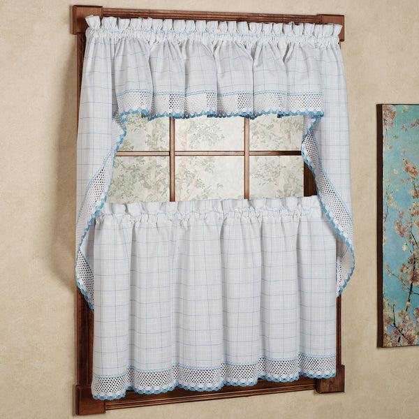 sweet home collection Adirondack Cotton Kitchen Window Curtains sweet home collection Adirondack Cotton Kitchen Window Curtains