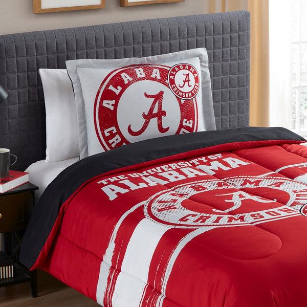 Sweet Home Collection Alabama Crimson Tide NCAA Officially Licensed 3-Piece Comforter Set