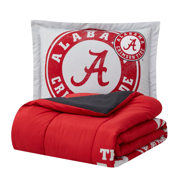 Sweet Home Collection Alabama Crimson Tide NCAA Officially Licensed 3-Piece Comforter Set